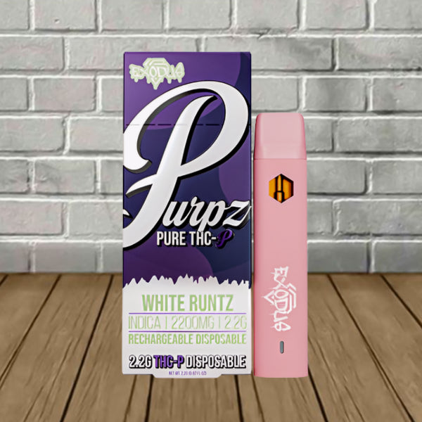 Exodus Purpz Live Badder THCP Disposable Vape 2.2g Best Price