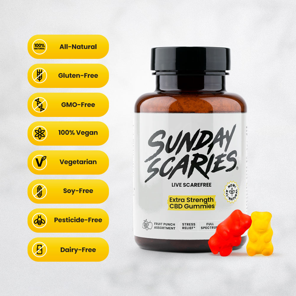 Sunday Scaries Extra Strength CBD Gummies