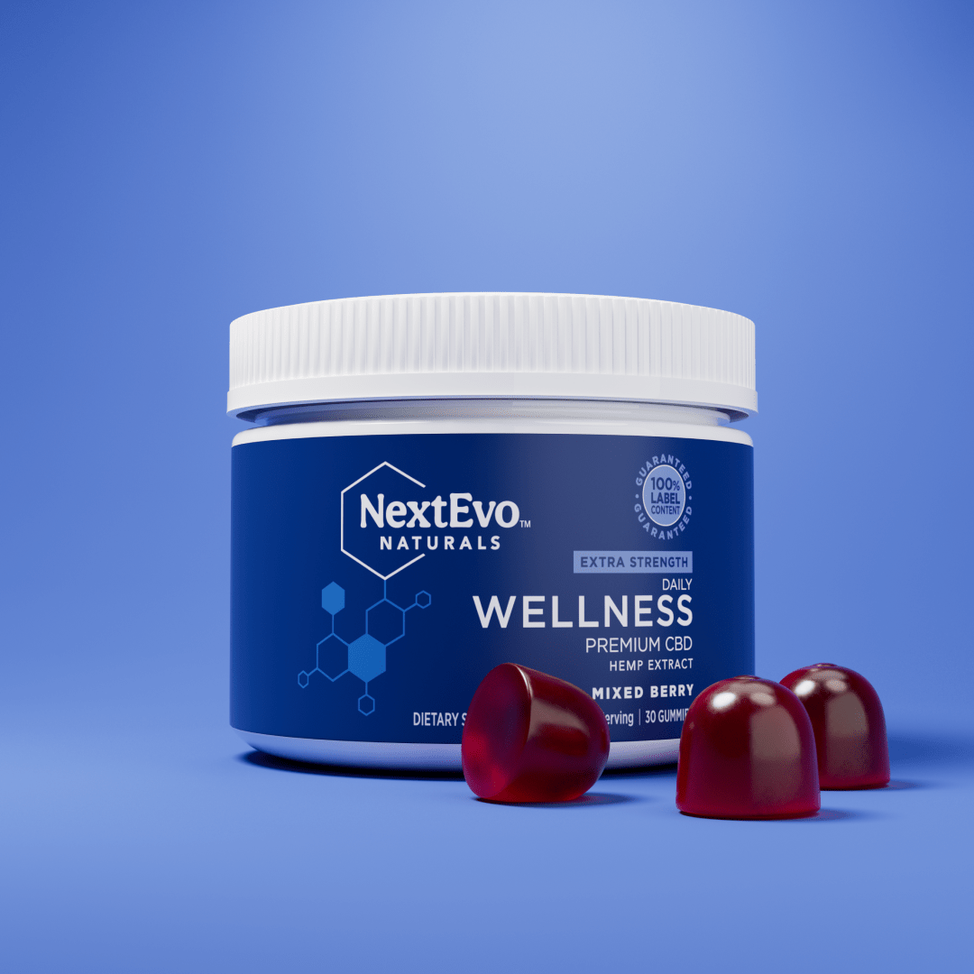 Extra Strength Daily Wellness Premium CBD Gummies 20mg 180ct
