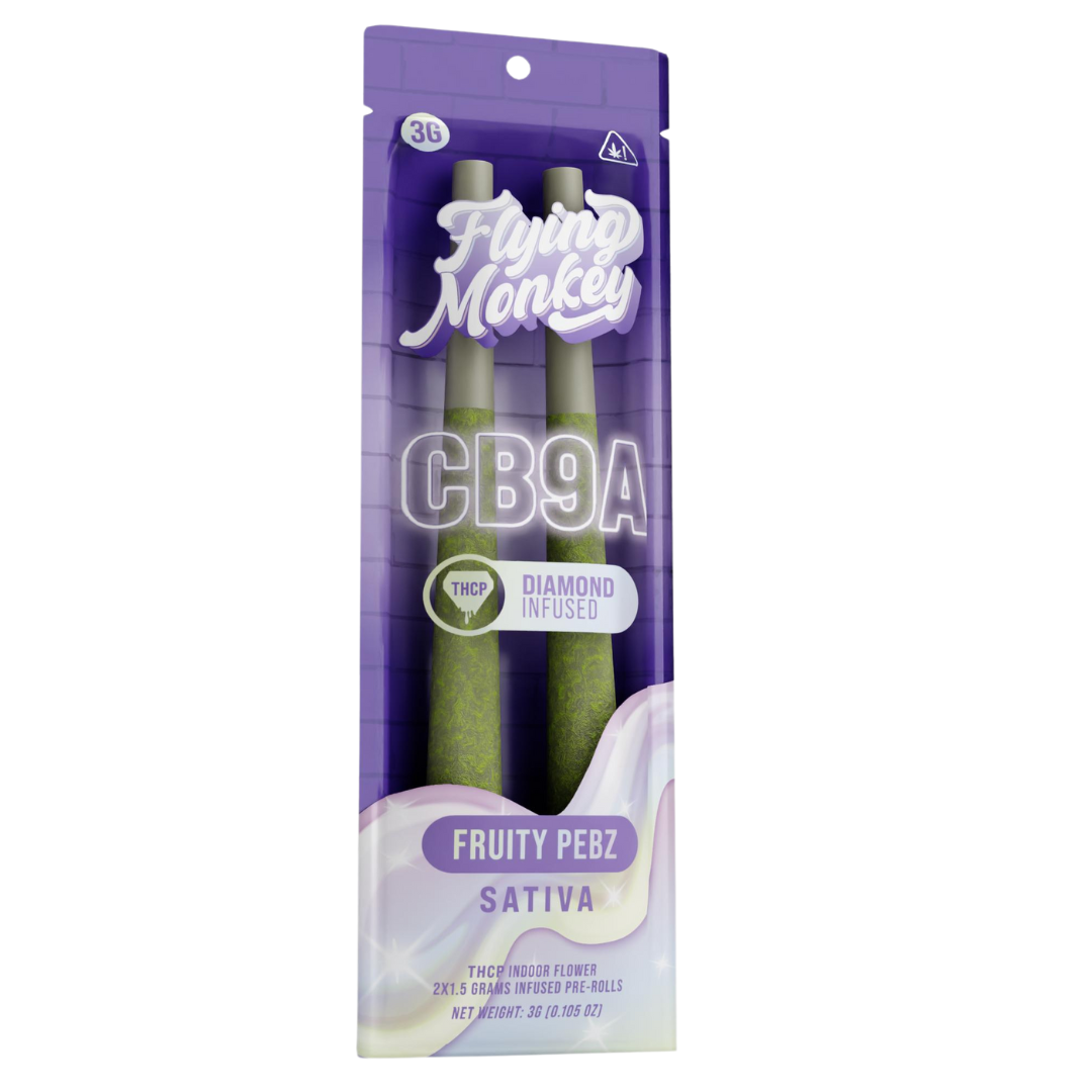 Flying Monkey CB9A + THCP Diamond Infused Pre-Rolls 3G
