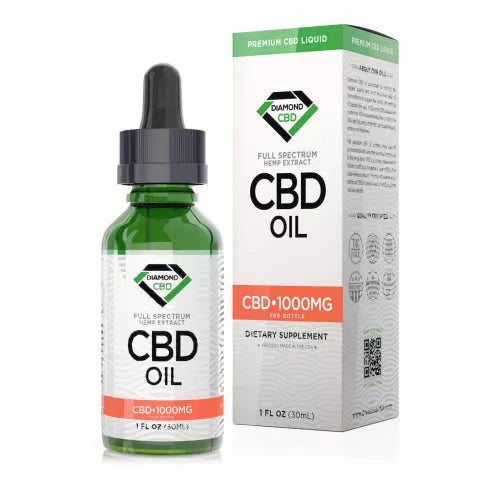 Full Spectrum CBD Oil - 1000mg - Diamond CBD Best Price