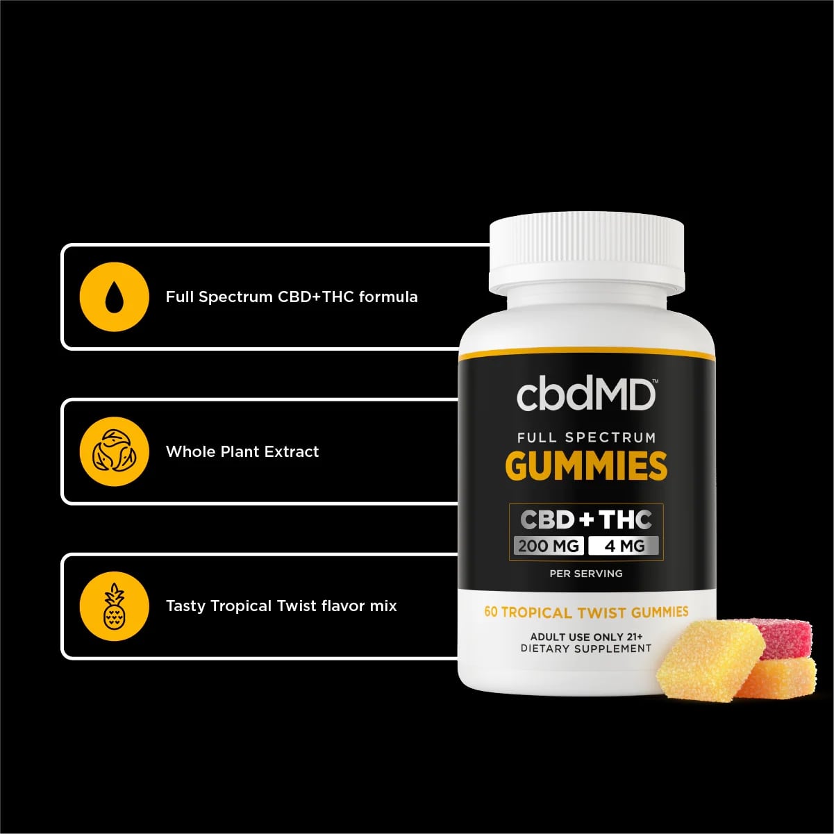 cbdMD Full Spectrum CBD Gummies