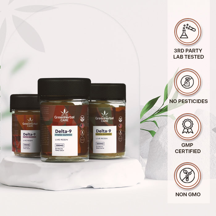 GHC Delta-9 THC Live Rosin Gummies Best Price