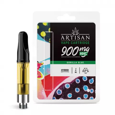 Gorilla Glue Strain Vape - Gorilla Glue Cartridge - HHC THC - Artisan - 900mg Best Price