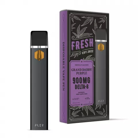 Grand Daddy Purp Strain Vape -Purple Vape Pen - Delta 8 THC - Fresh Brand - 900MG Best Price