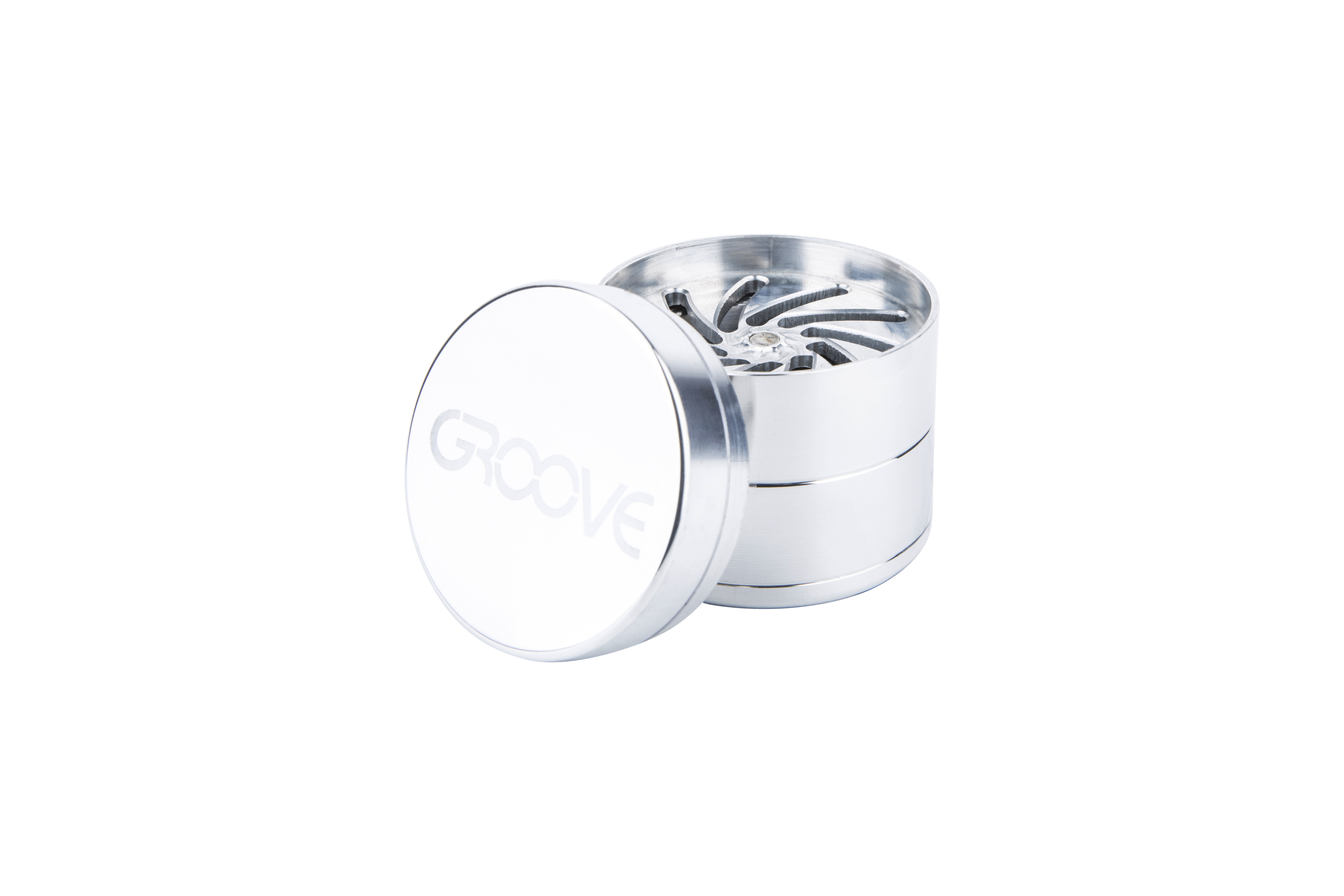 Aerospaced Groove 4-Piece Aluminum Grinders