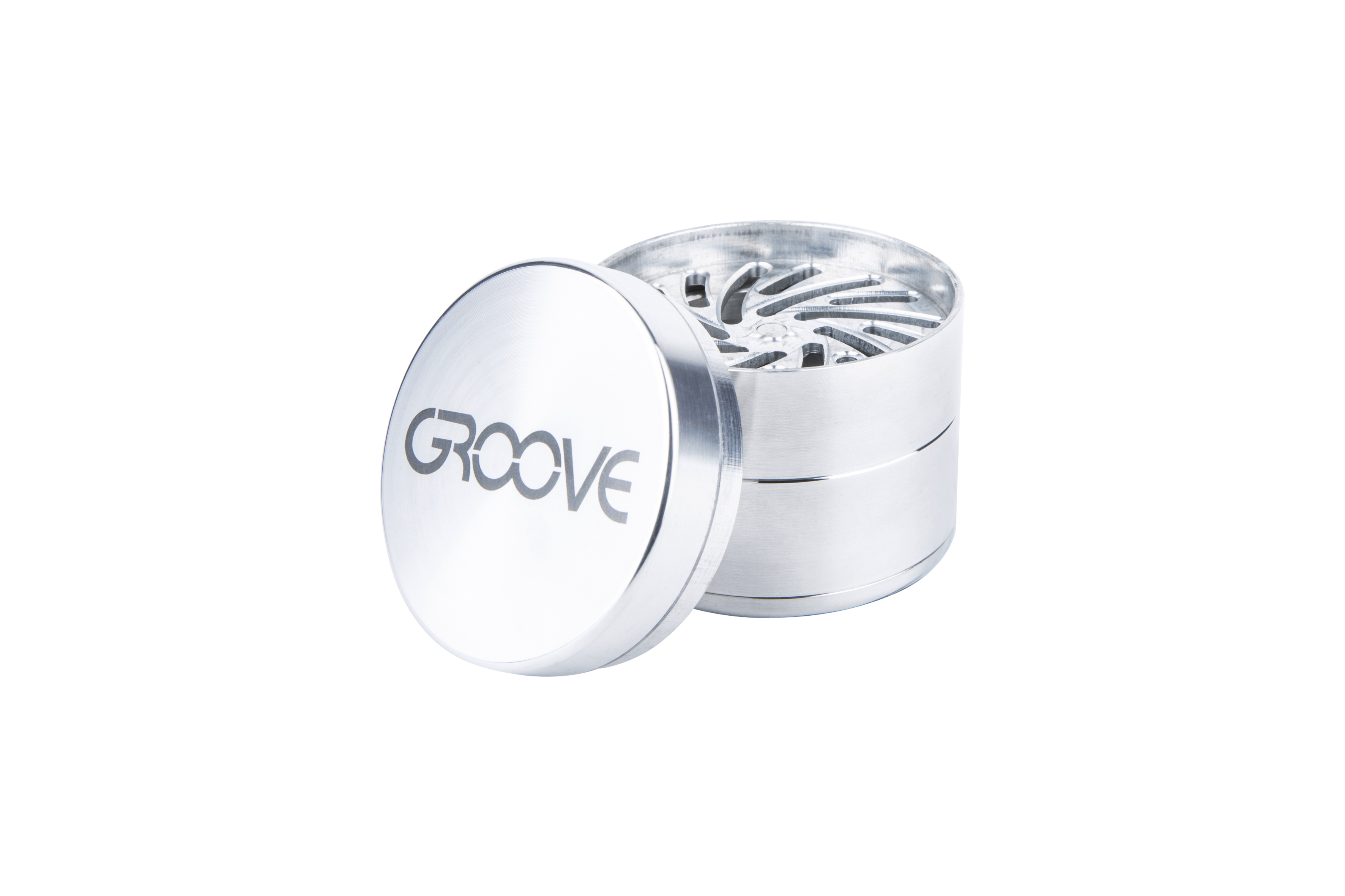 Aerospaced Groove 4-Piece Aluminum Grinders