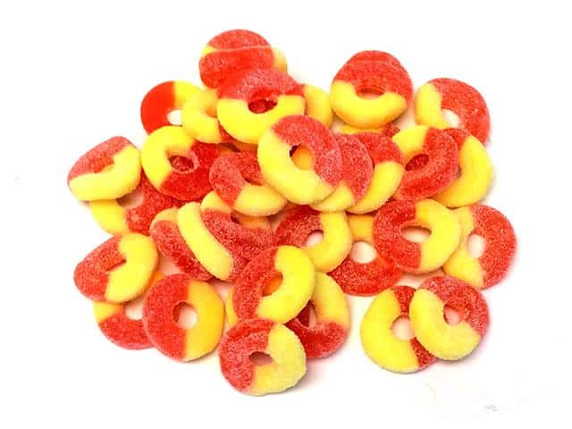The Hemp Doctor 30mg D8 Peach Ring Gummies
