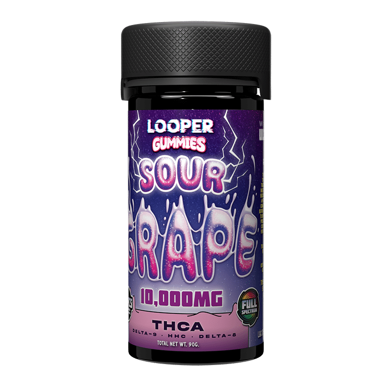 Looper Vape THC-A Gummies: Sour Grape