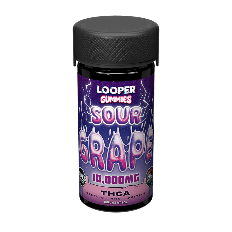Looper Vape THC-A Gummies: Sour Grape