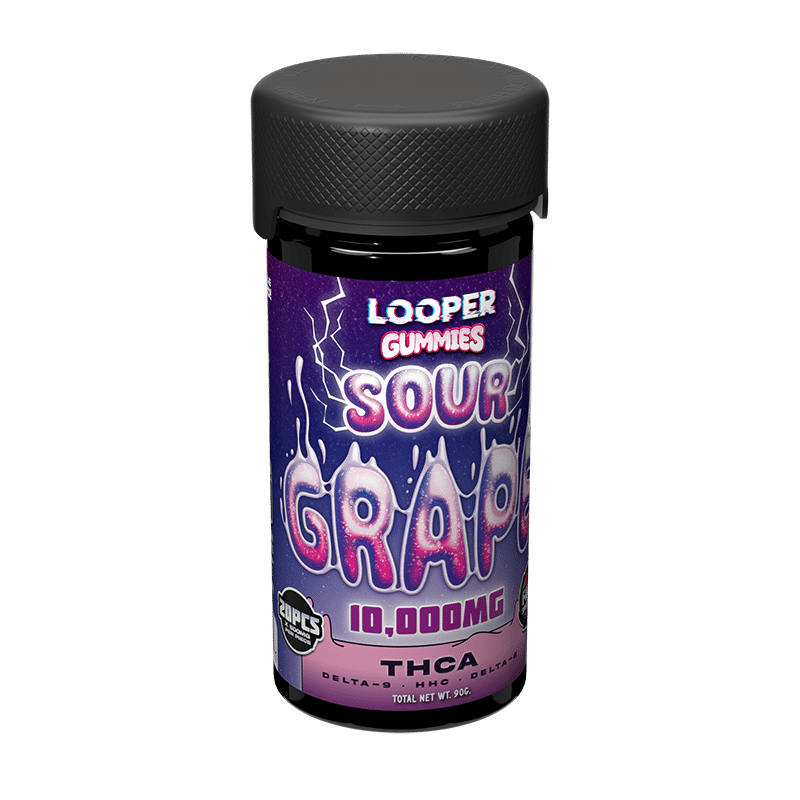 Looper Vape THC-A Gummies: Sour Grape