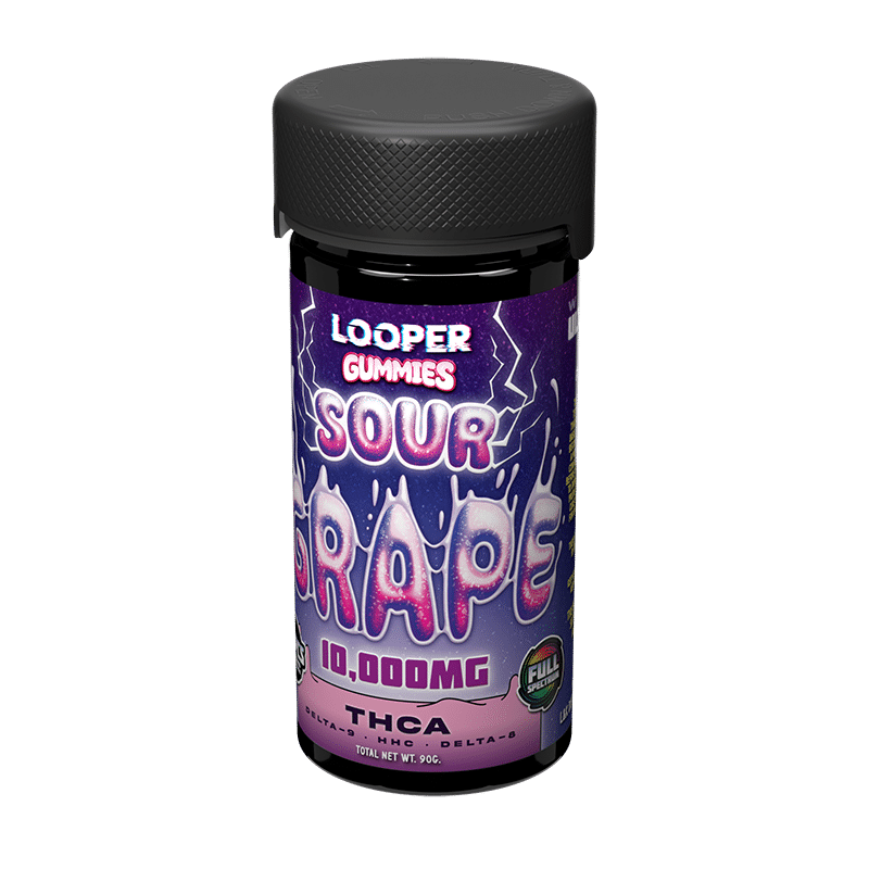 Looper Vape THC-A Gummies: Sour Grape