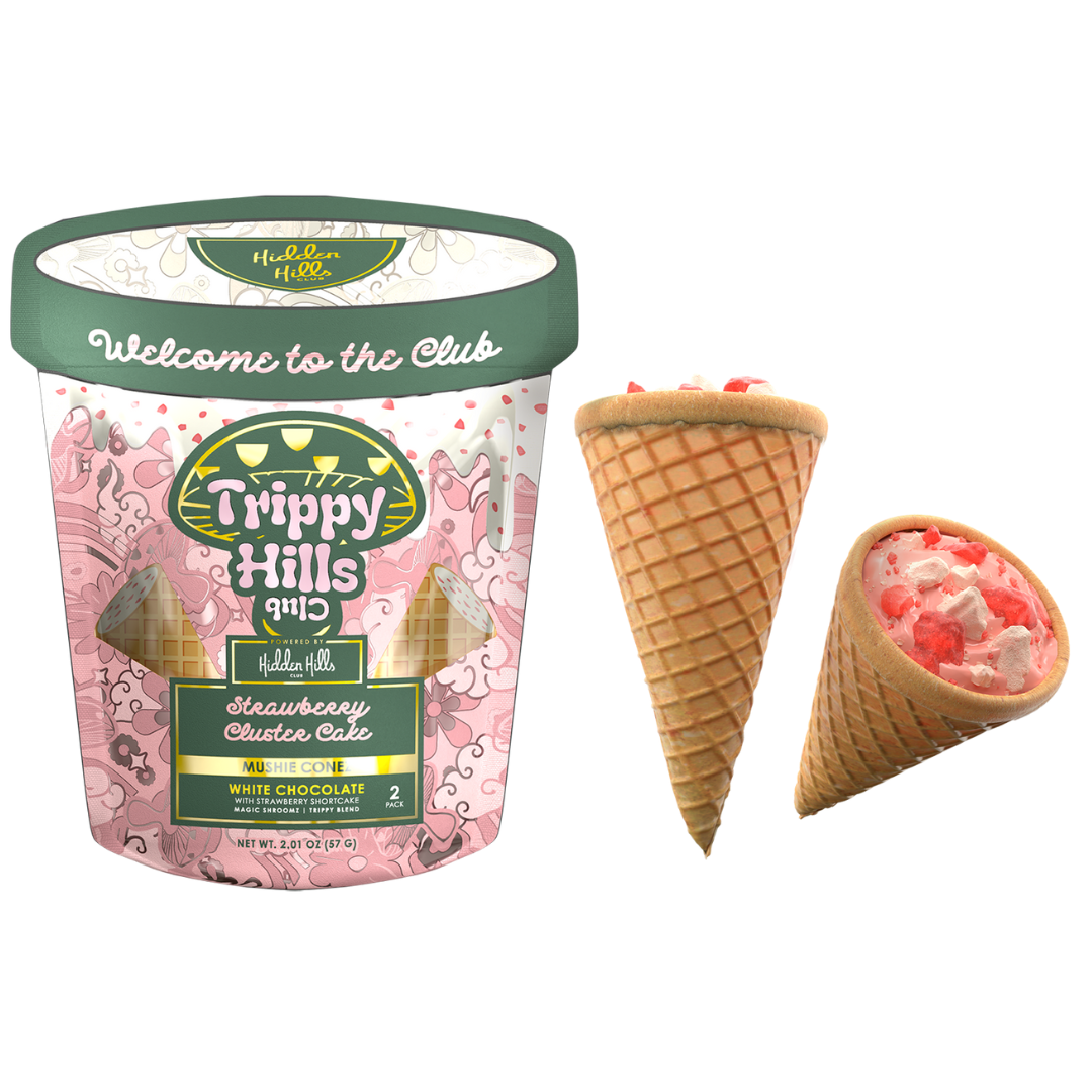 Hidden Hills Trippy Mushie Conez 2ct Best Price