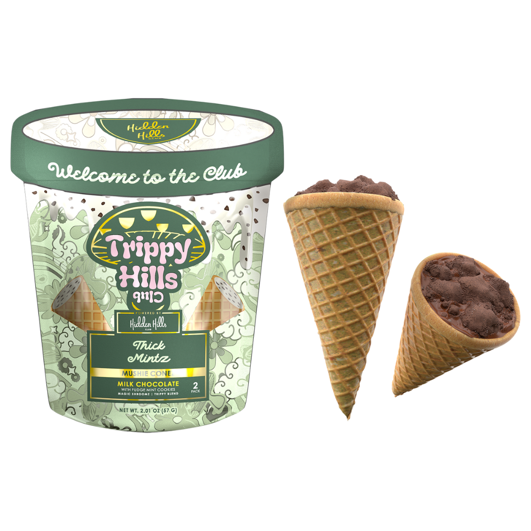 Hidden Hills Trippy Mushie Conez 2ct Best Price