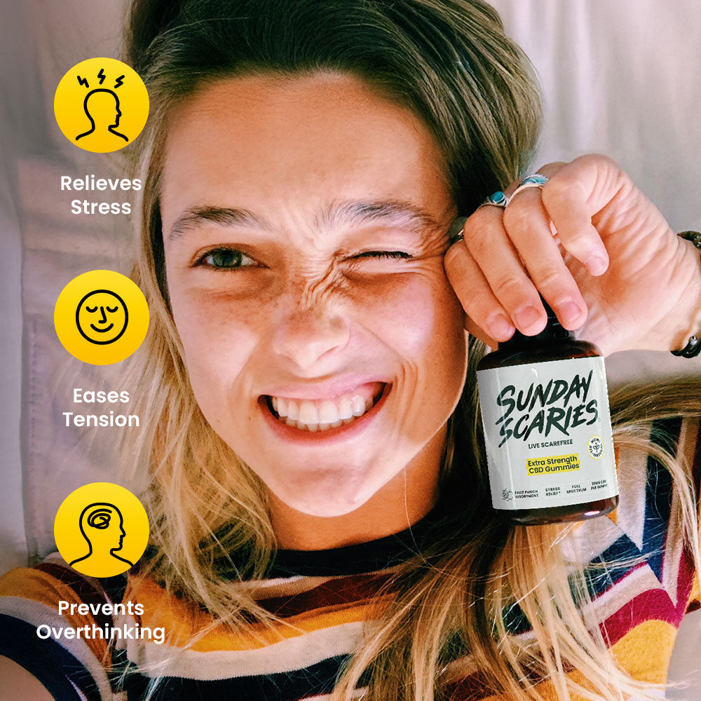 Sunday Scaries Extra Strength CBD Gummies