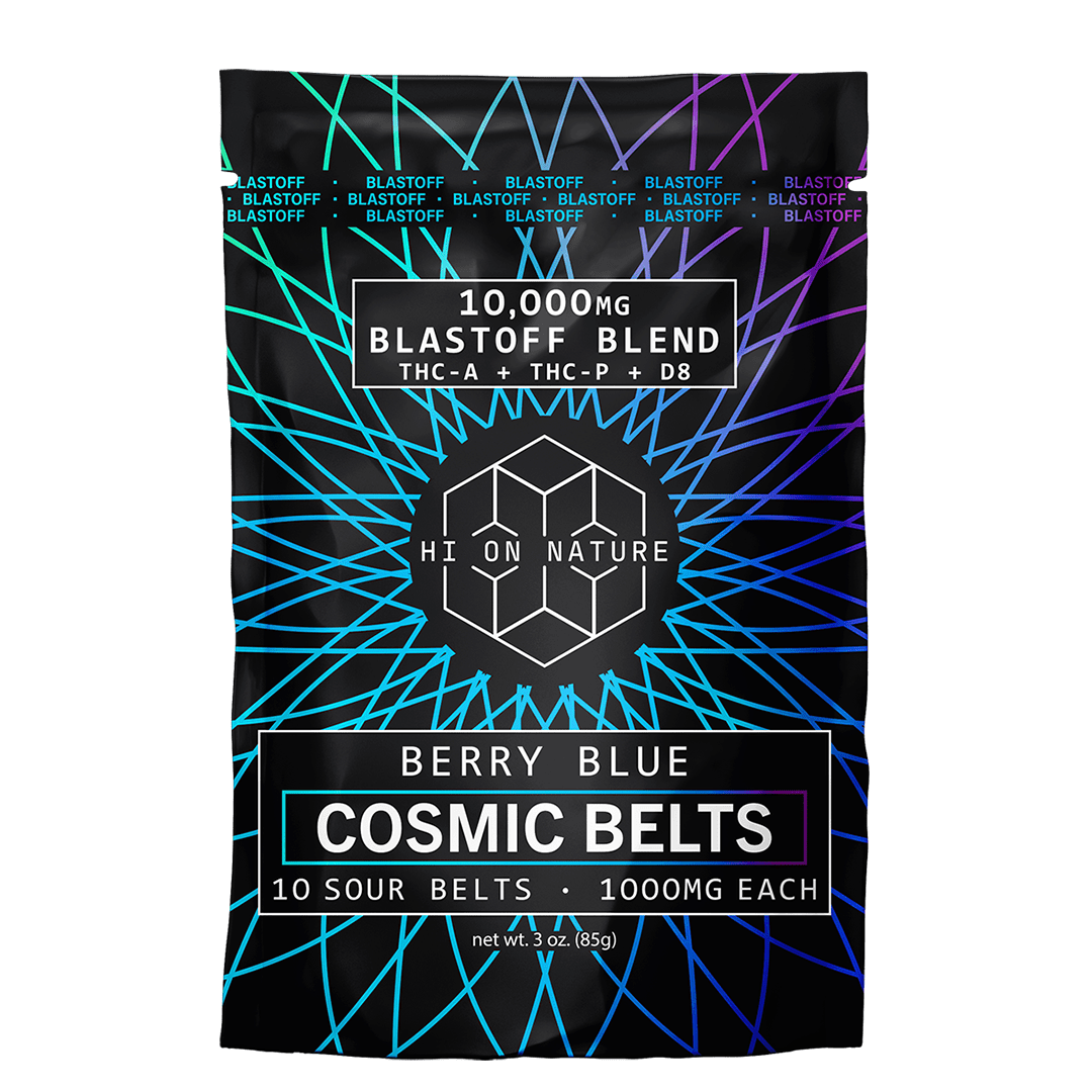 Hi On Nature 10,000mg BLAST OFF BLEND COSMIC BELTS Best Price