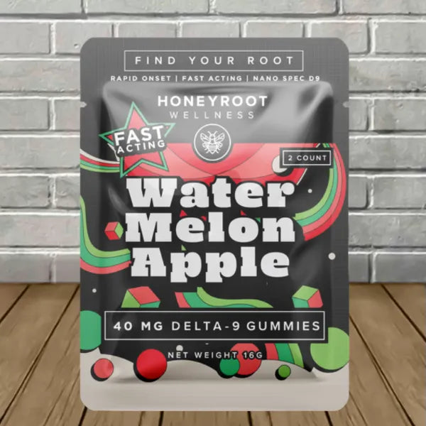 Honeyroot Nano Infused Delta 9 THC Gummies 40mg Best Price