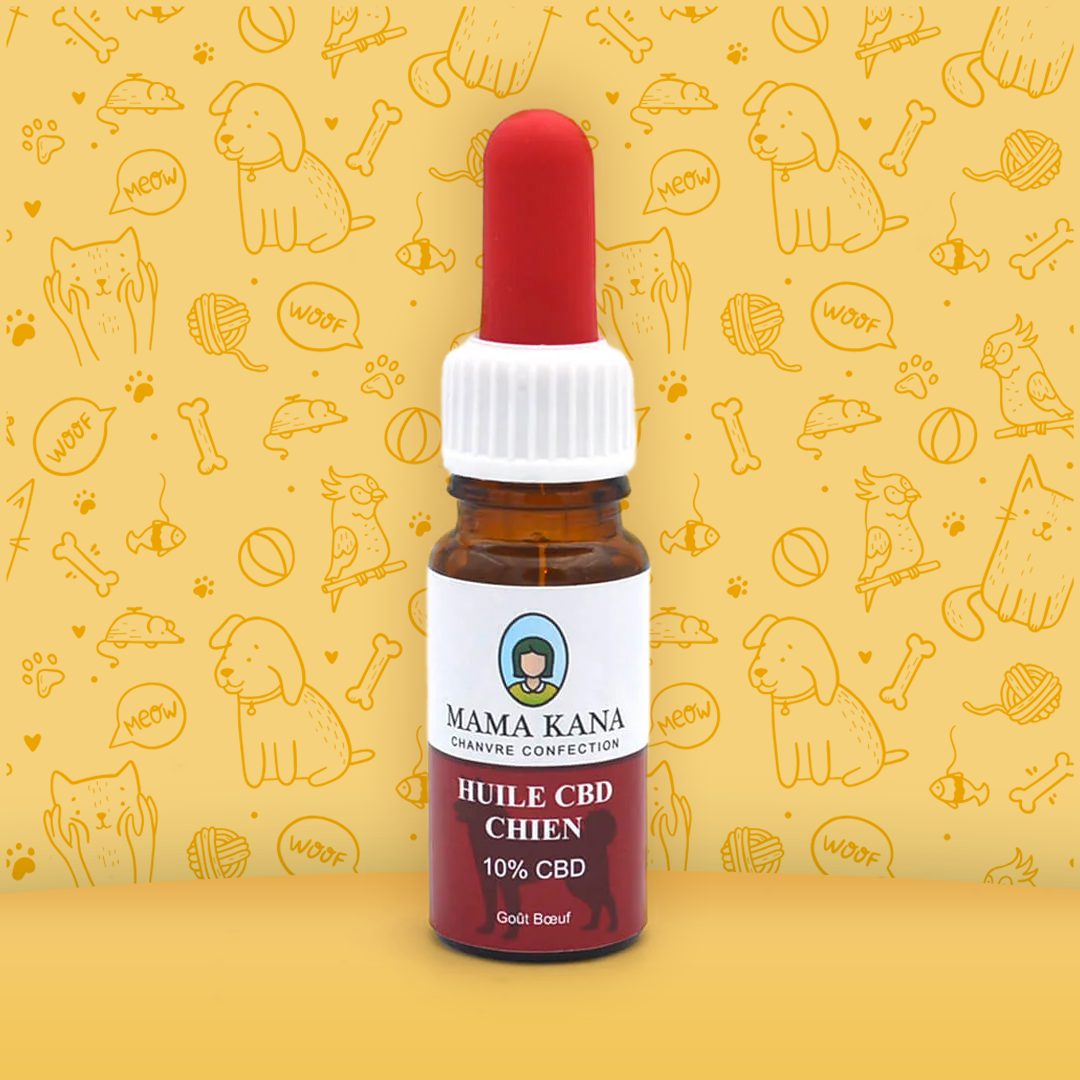 MAMA KANA CBD Huile 10% de CBD pour Chien 🐶