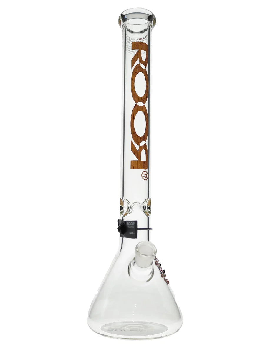 18″ ROOR Tech Orange Blue 45x5mm Beaker Bong