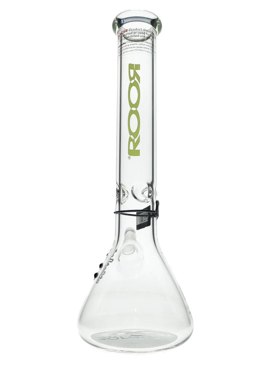 14″ ROOR Green 45x5mm Beaker Bong