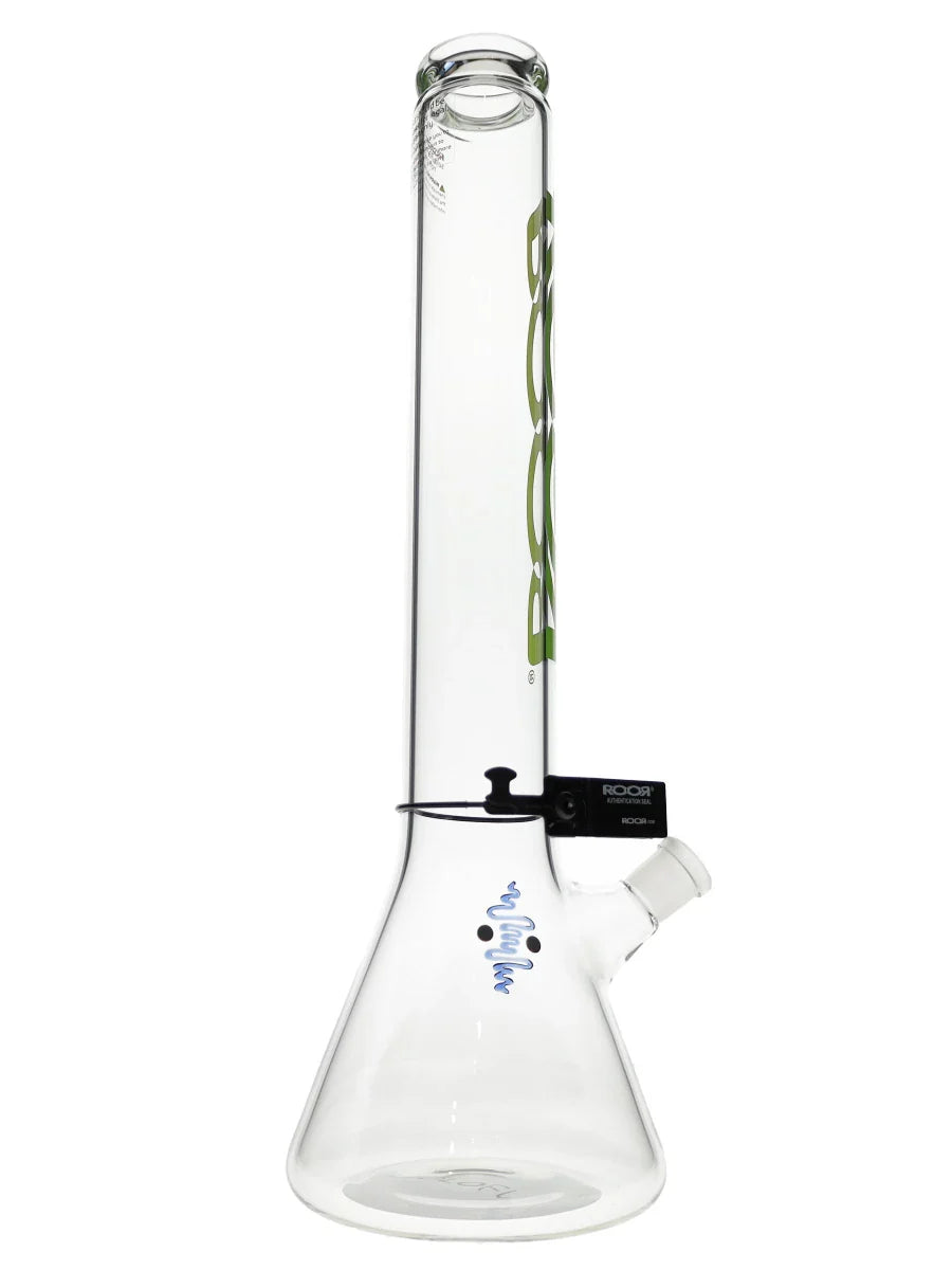 18″ ROOR Zeaker Green 60x5mm Beaker Bong
