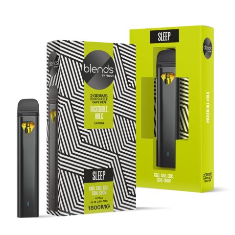 Incredible Hulk Vape Pen - CBD, CBG - Disposable - Blends - 1800MG Best Price