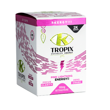 Energy capsules with kratom