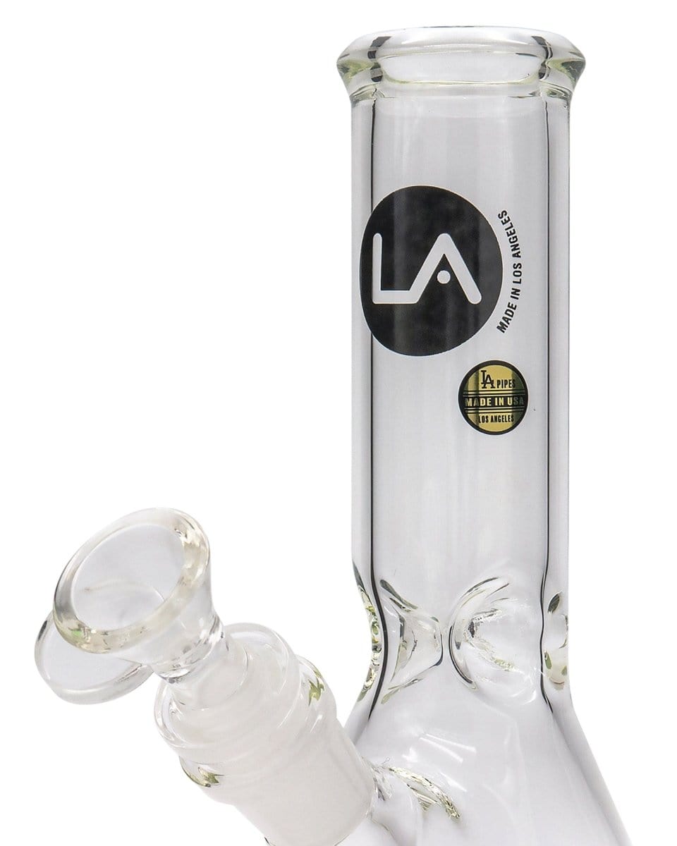 The LA Pipes 8" Thick Glass Beaker Waterpipe