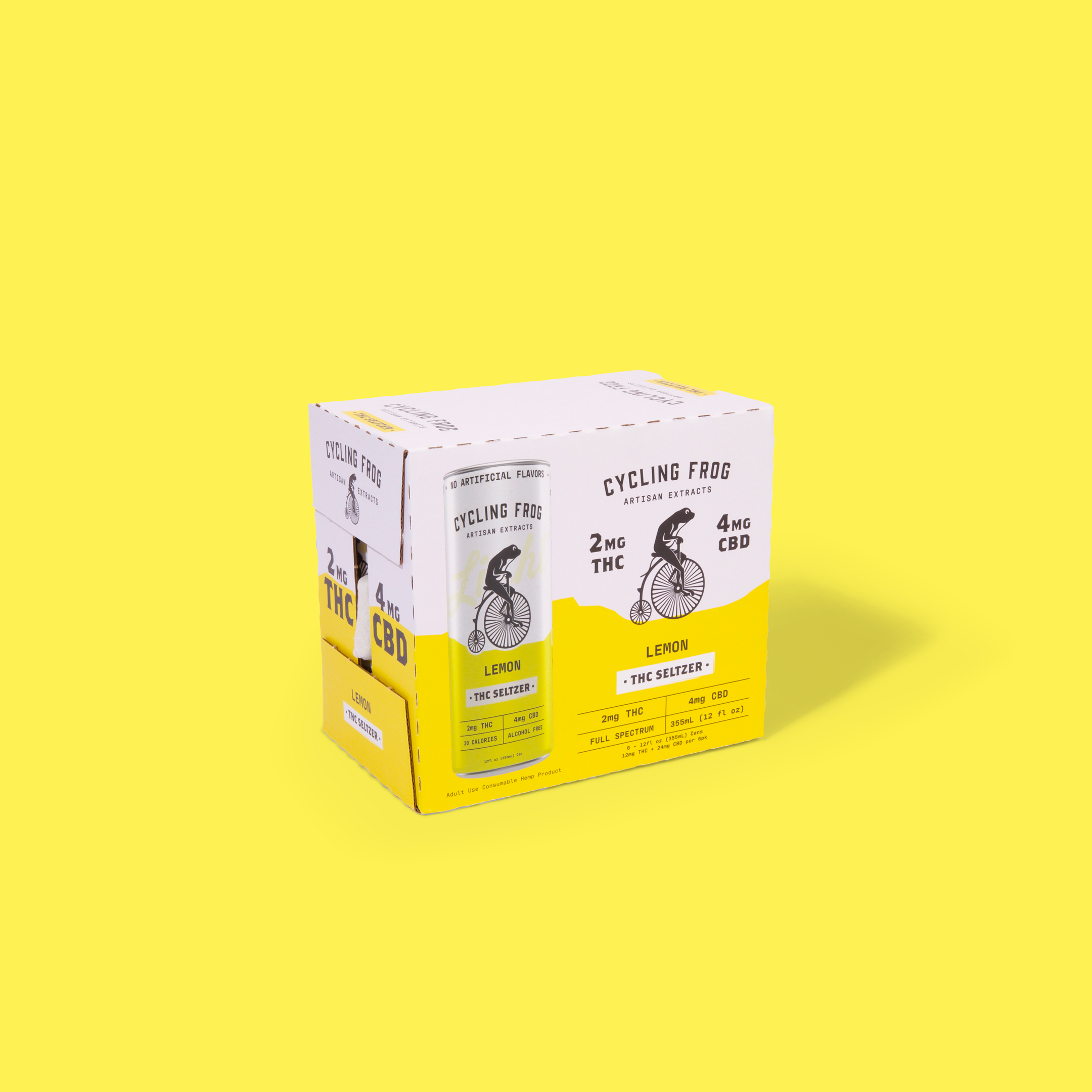 Cycling Frog Lemon THC Light Seltzer