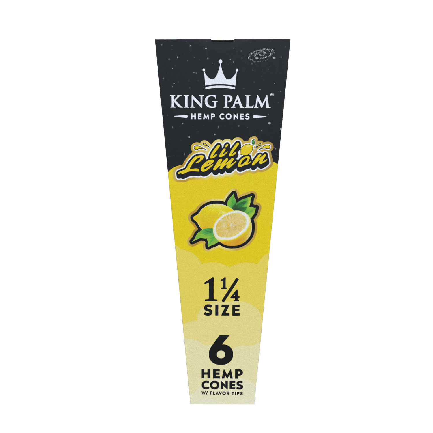 King Palm 6 Hemp Cones - 1 1/4 Size