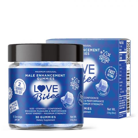 Love Bites Male Enhancement Gummies in Jar Best Price
