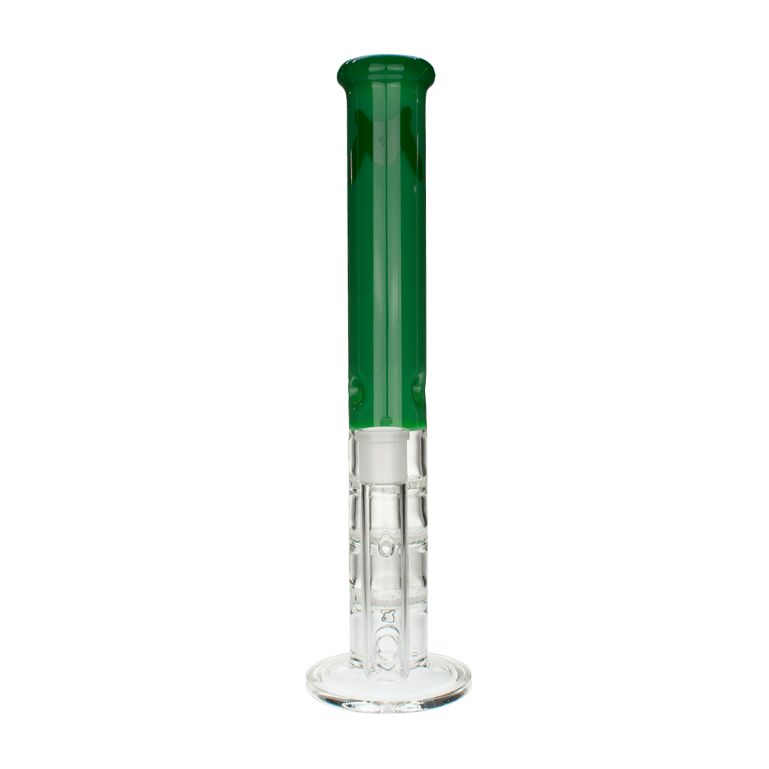 MAV Glass Full Color Triple Honeycomb Perc Straight Tube