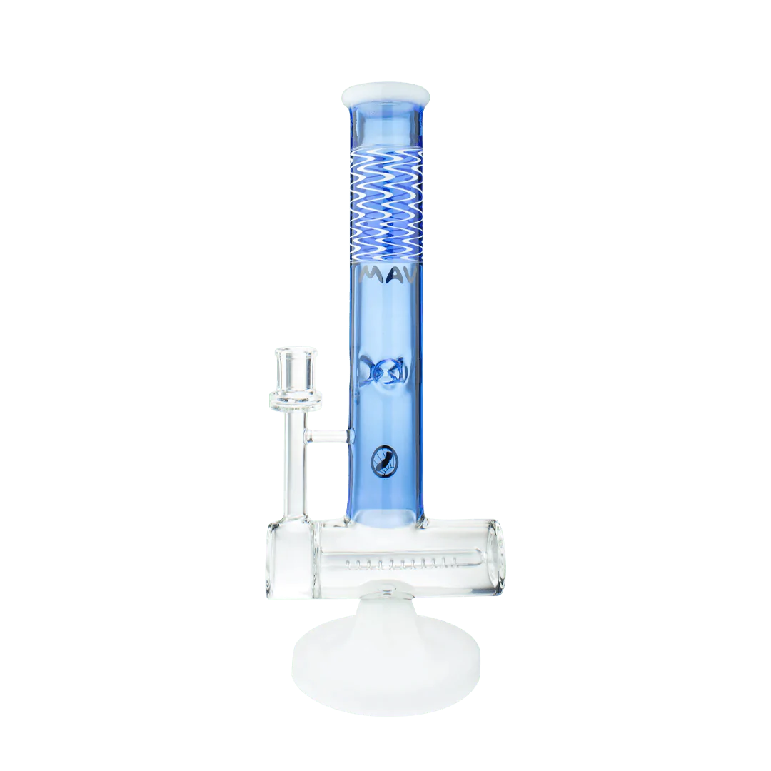 MAV Glass Slitted Inline Wig Wag Reversal Top Bong