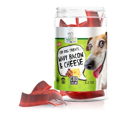 MediPets CBD Dog Treats - Wavy Bacon & Cheese Bites - 100mg Best Price
