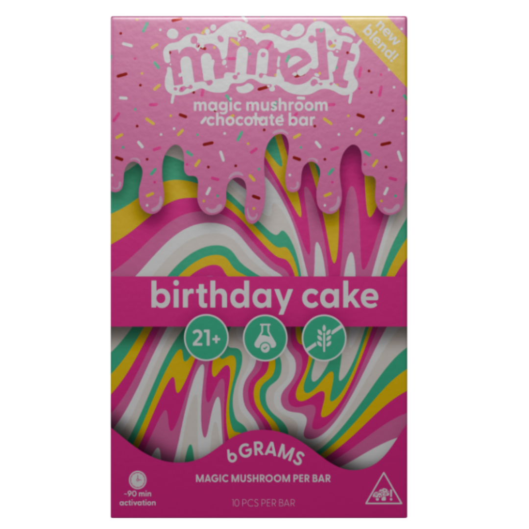 Mmelt Mushroom Chocolate Bar by Cali Extrax 6G