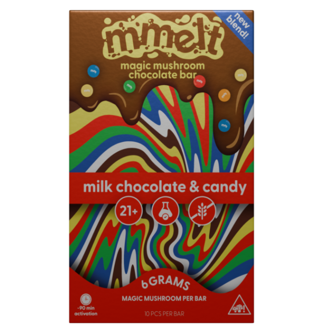 Mmelt Mushroom Chocolate Bar by Cali Extrax 6G