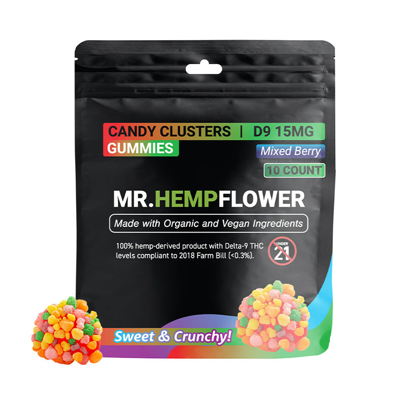 Nerd Cluster Edibles – 15mg THC, 10-Pack