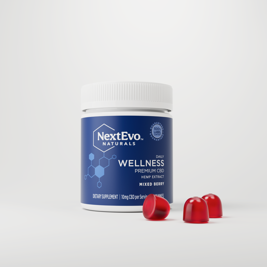 Daily Wellness Premium CBD Gummies 10mg 90ct Berry Mix