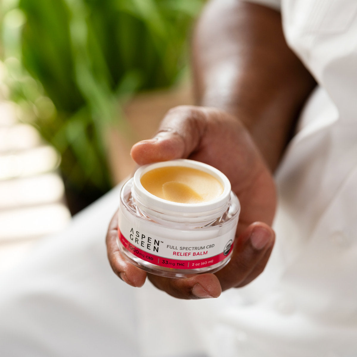 Aspen Green Relief Full Spectrum CBD Exfoliating Balm