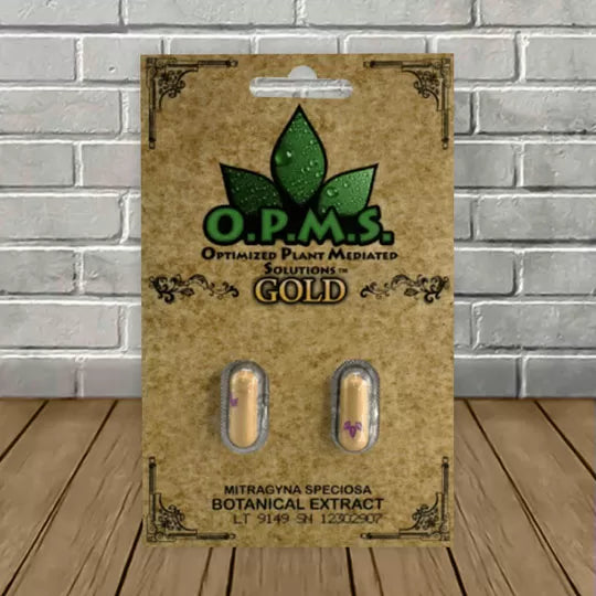 OPMS Gold Kratom Extract Capsules