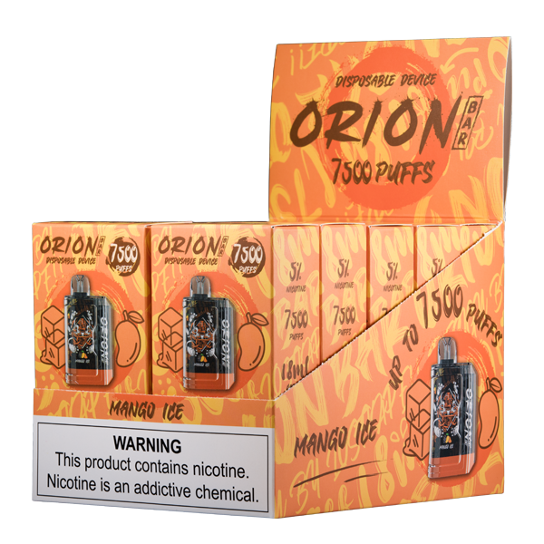 Mango Ice Orion Bar 7500 Best Sales Price - Disposables