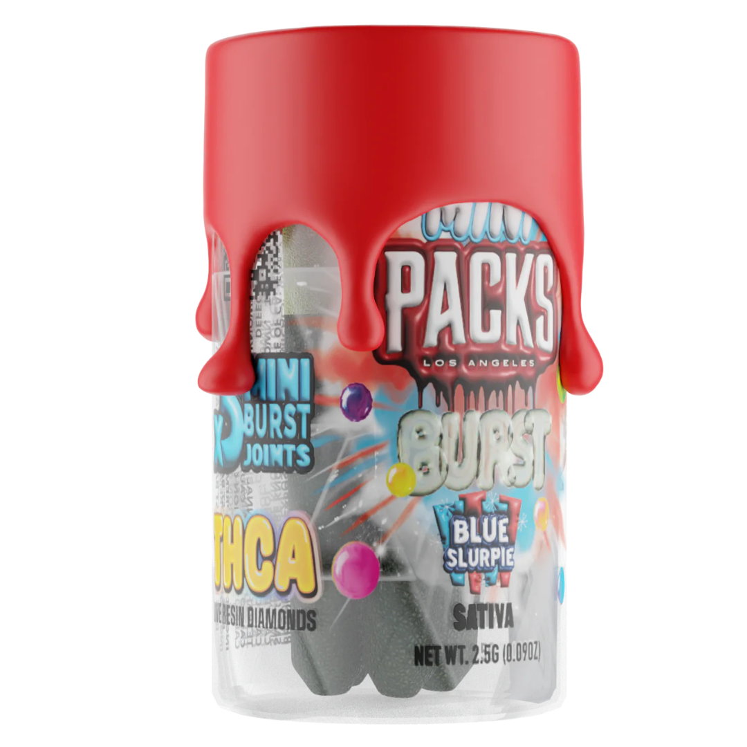 Packs Mini Hash Rosin Burst THC-A Pre Rolls 2.5G | 5ct Best Price