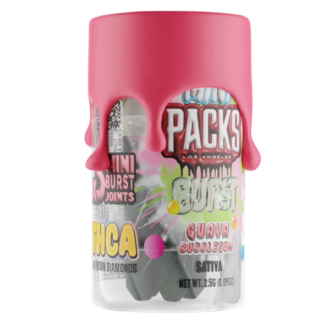 Packs Mini Hash Rosin Burst THC-A Pre Rolls 2.5G | 5ct Best Price