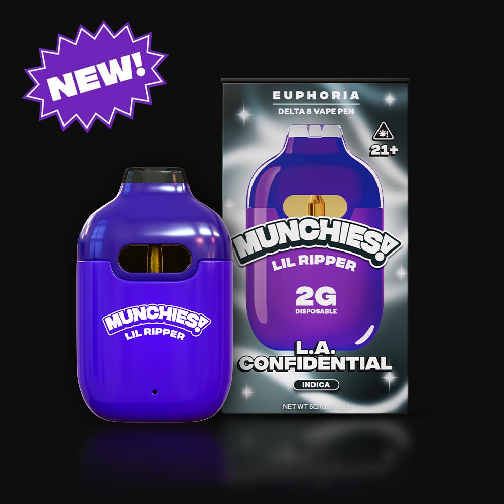 Delta Munchies 2g Lil Ripper Euphoria D8 Vape LA Confidential Best Price
