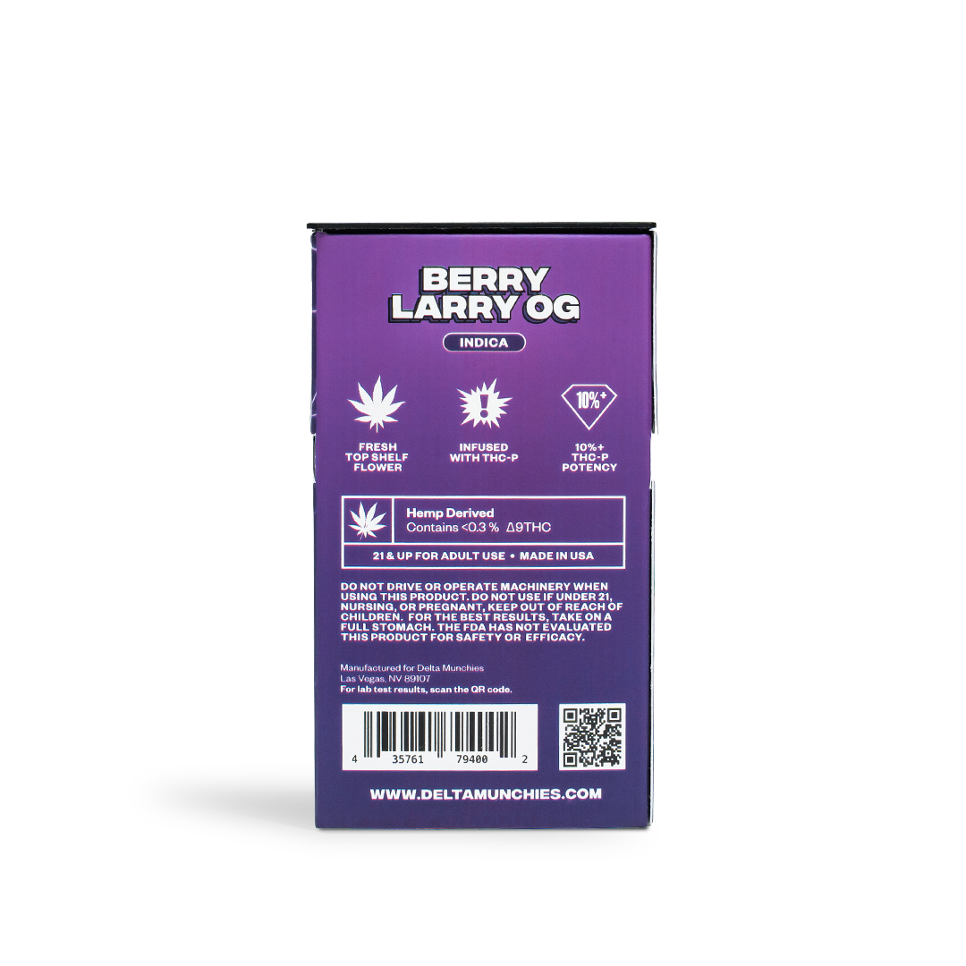Delta Munchies Berry Larry OG - Mini Doinks 5-Pack THCP Prerolls