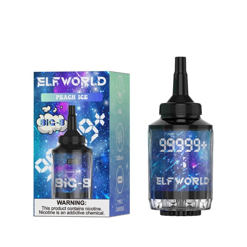 Elfworld Big-B 99999 Puffs Disposable Hookah (80ml, 0.5%)