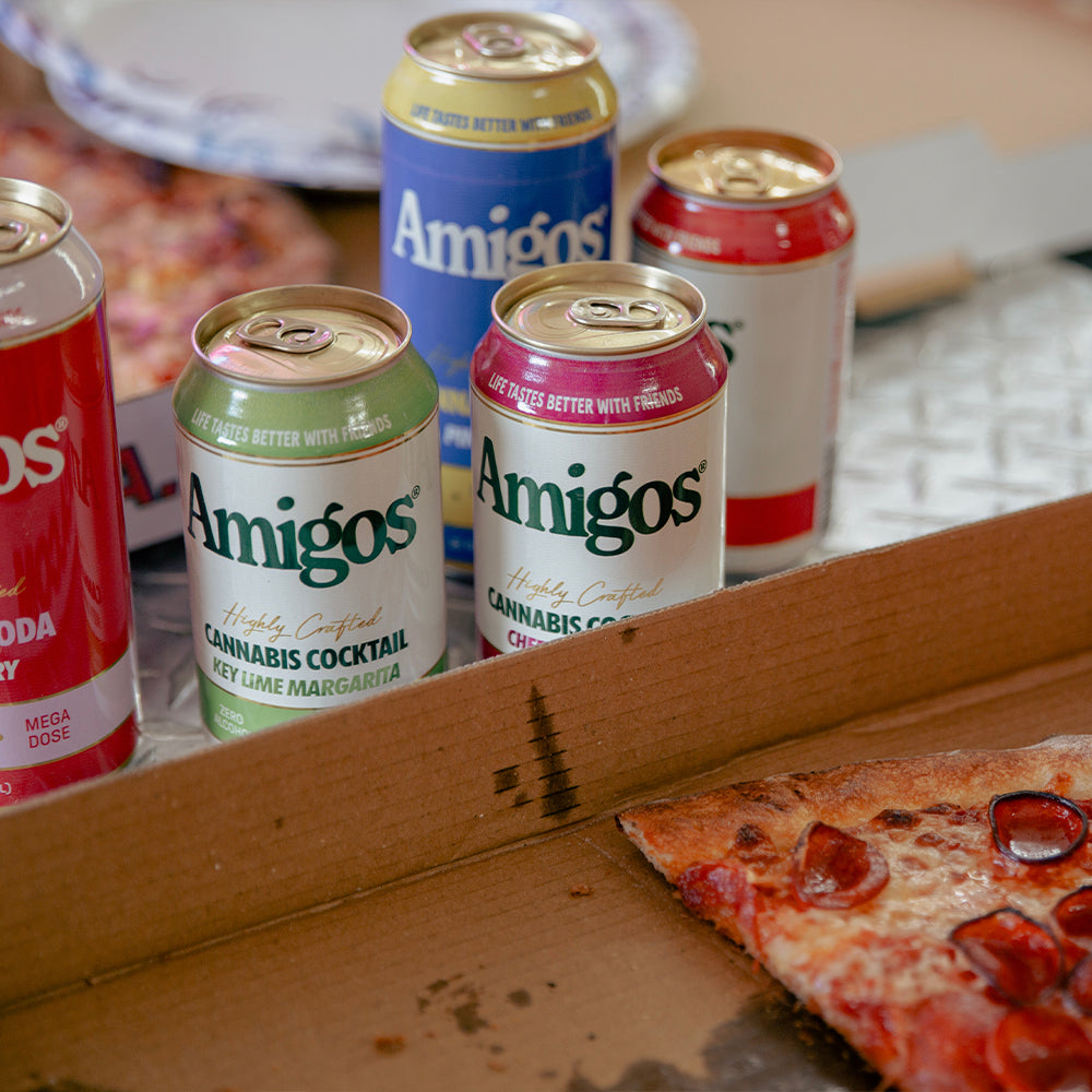 Amigos Strawberry Cannabis Sodas