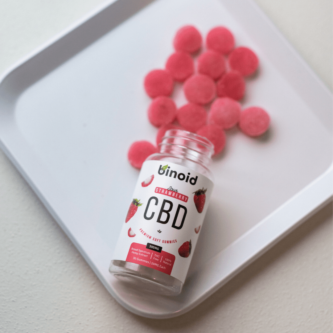 Binoid Gummies – Sour Strawberry Best Price