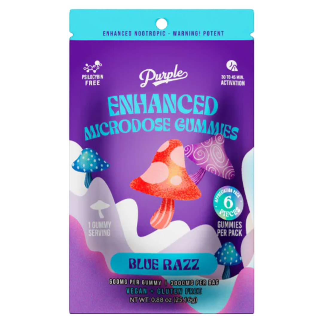 Purple Magic Enhanced Microdose Gummies 3000MG