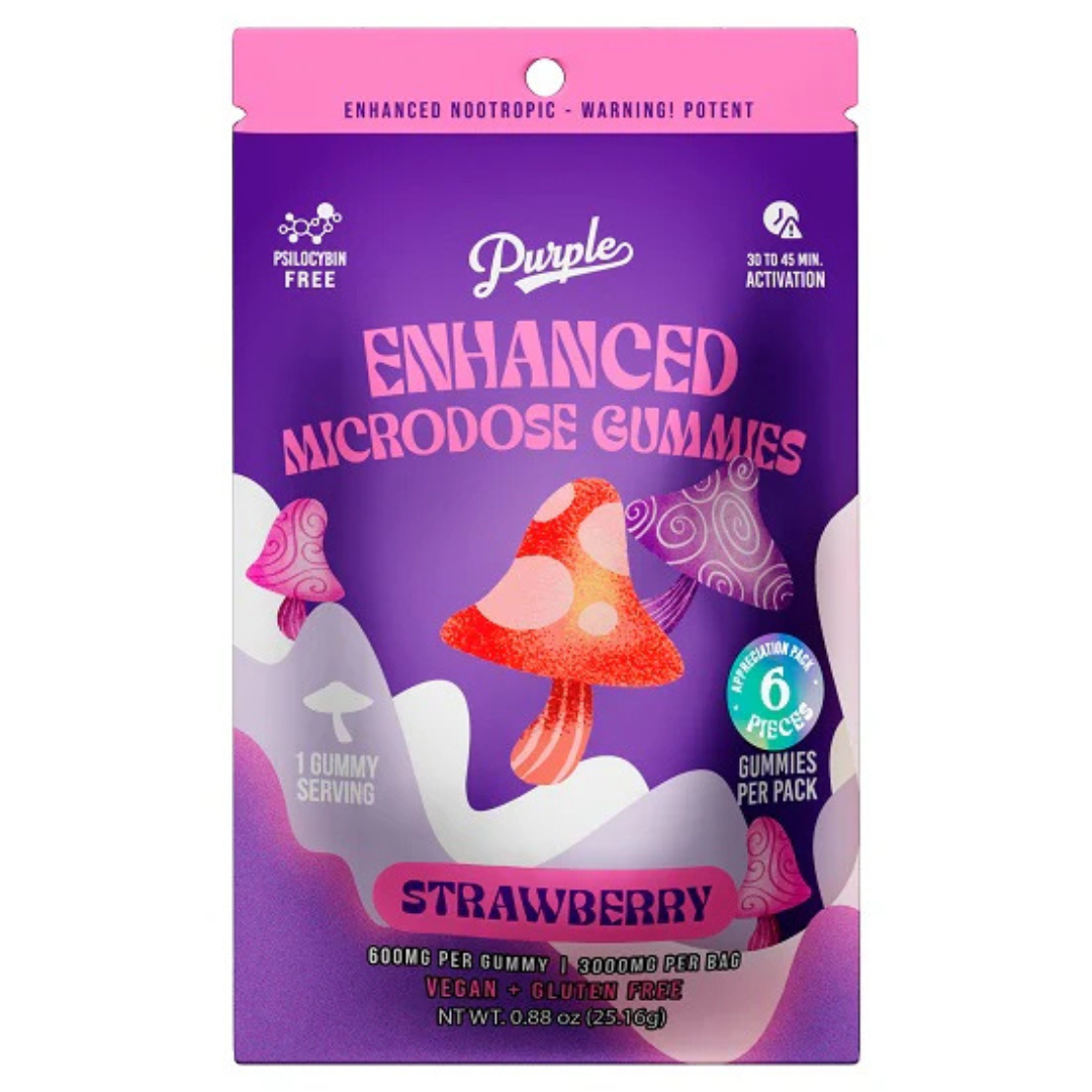 Purple Magic Enhanced Microdose Gummies 3000MG